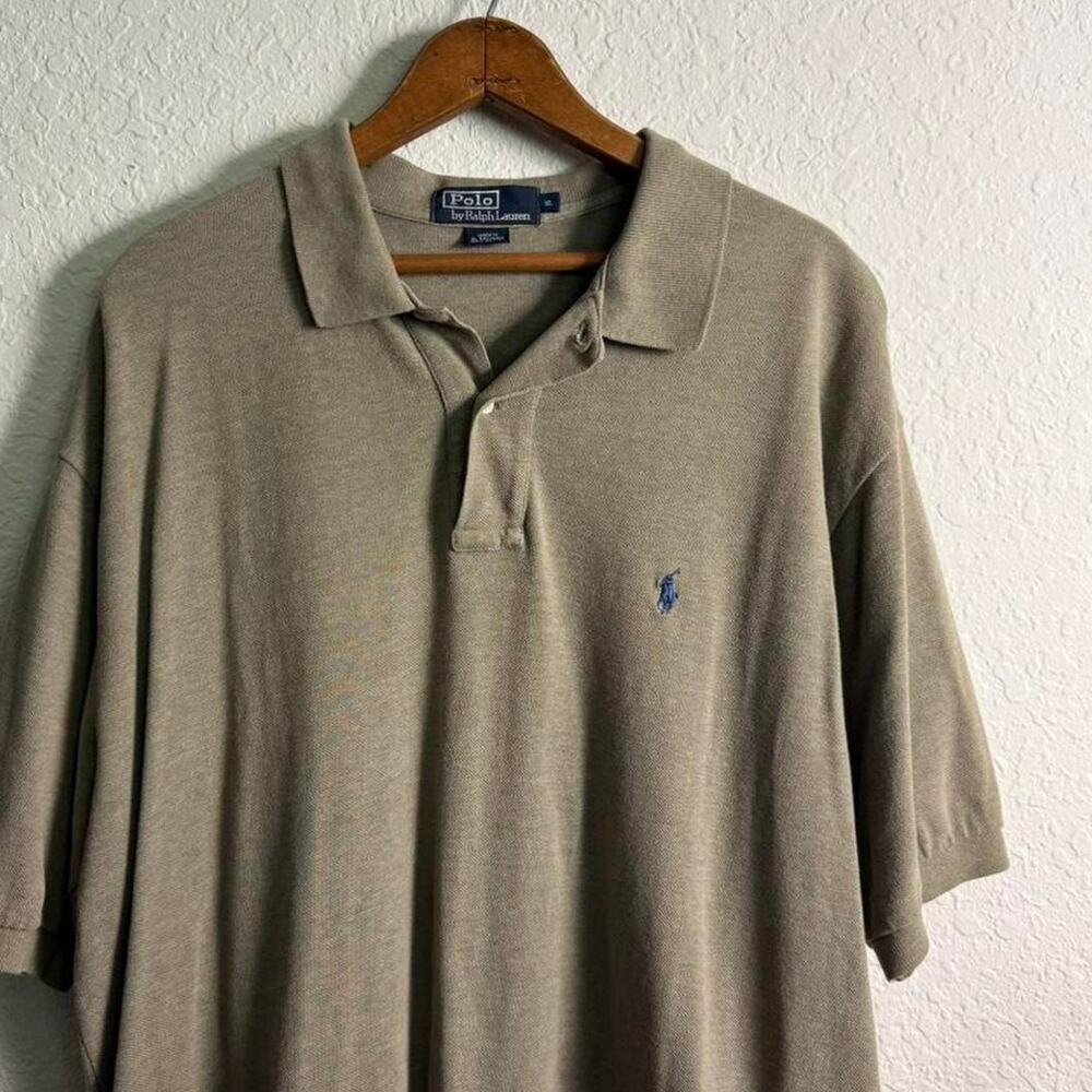 Vintage Brown Polo Ralph Lauren Men's XL Polo Dress Shirt